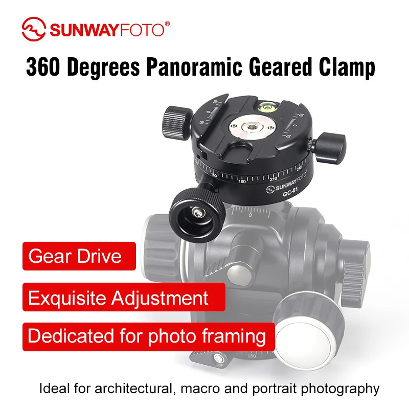 Панорамная головка SUNWAYFOTO GC-01 аксессуары шаровая Головка Для dslr-камеры панорамная