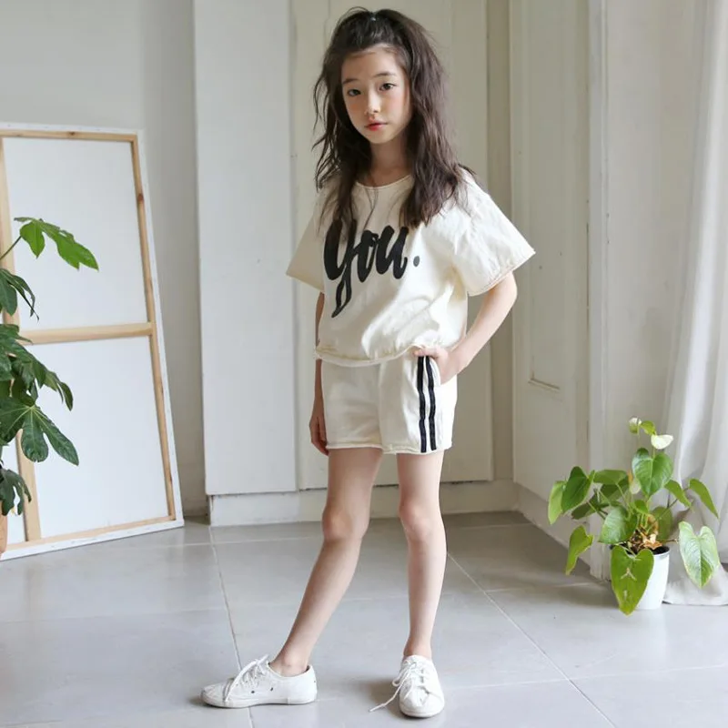 Новинка 2021 года летний комплект для малышей Детский костюм Одежда девочек