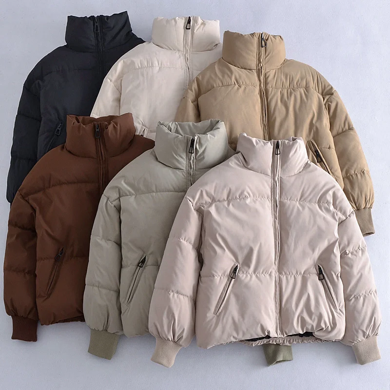 

Autumn and winter 2020 new street fashion casual loose fitting bread jacket cotton padded jacket W09 3098