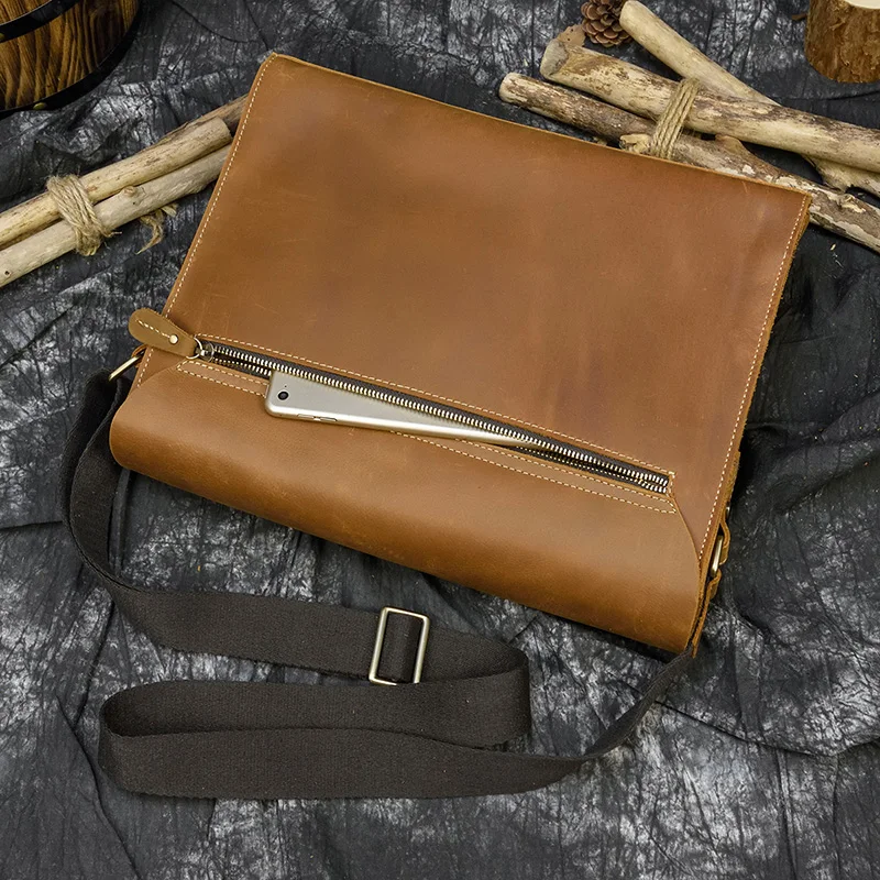 Luufan сумка на плечо из натуральной кожи унисекс кожаная мессенджер воловьей через