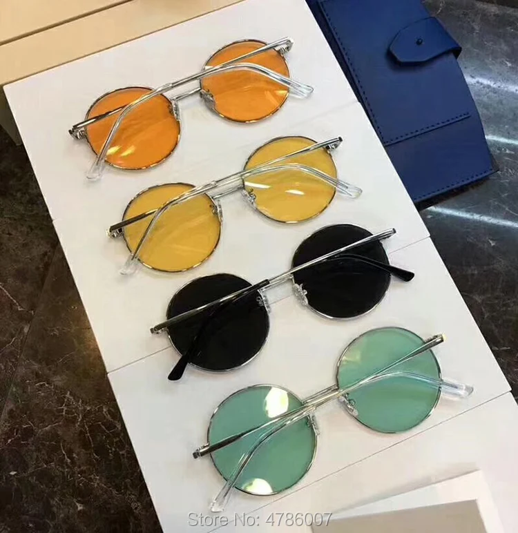 2019 поляризованные солнцезащитные очки мужские металлические маленькие круглые