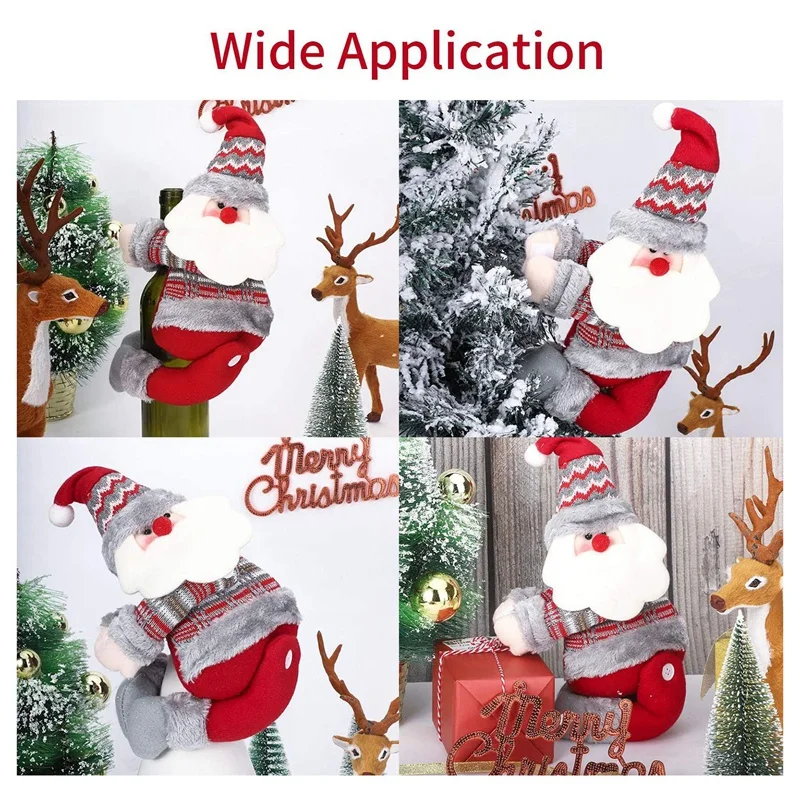

2 Pieces Christmas Curtain Buckles Curtain Tiebacks for Xmas Home Decor Window Accessories (Santa Claus)