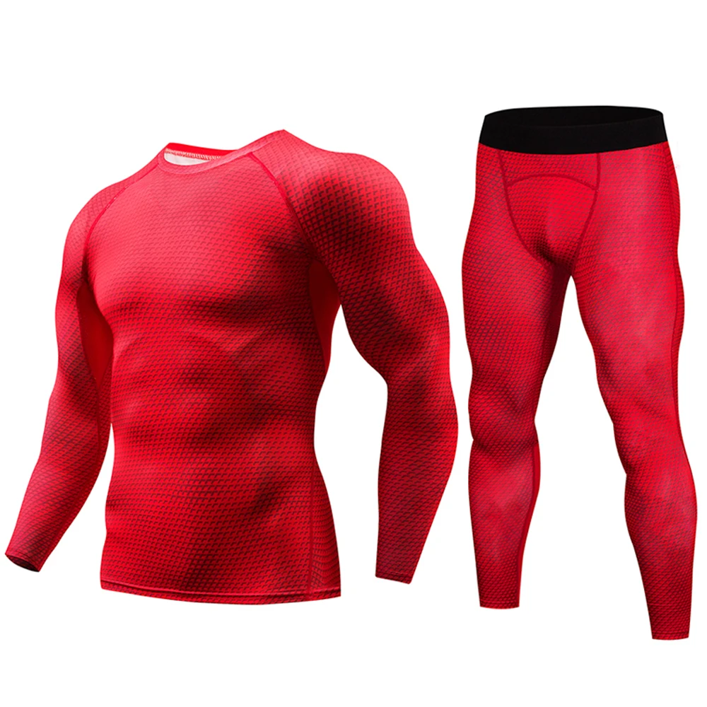 

Male New Winter Thermal Underwear Sets Men Quick Dry Anti-microbial Stretch Men's Thermo Underwear Male Long Johns Fitness