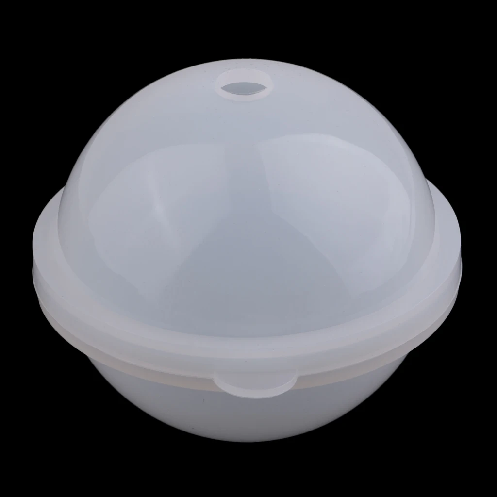 

4x Silicone Sphere Ball Mold DIY Resin Craft Ornament Mould 70/80/90/100mm