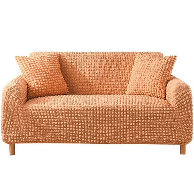 Тканевый эластичный чехол для дивана однотонные Чехлы L-образной формы