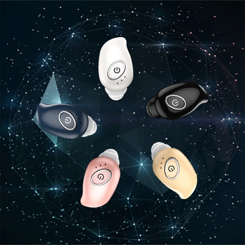 Mini Wireless In-ear Earphone Hi-Fi Bluetooth 5.0 Stereo Earbuds Single waterproof Headset With Mic Intelligent Noise Reduction |