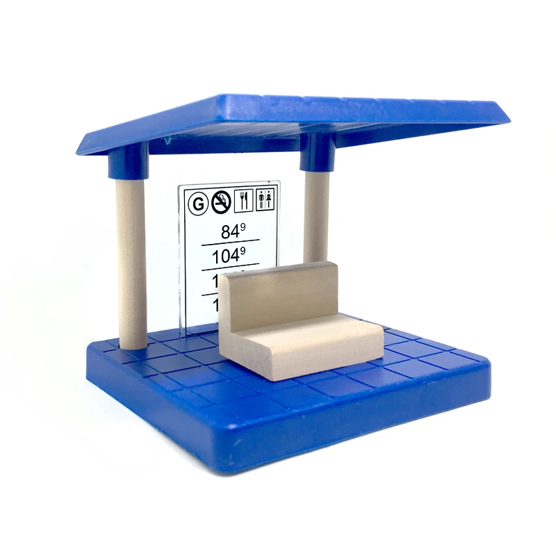 

p108 free shipping Blue waiting room track game fun scenes special track accessories children's educational toys