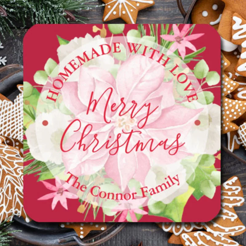 Наклейка с логотипом на заказ 100 шт. 2-10 см белая этикетка/Свадебная наклейка