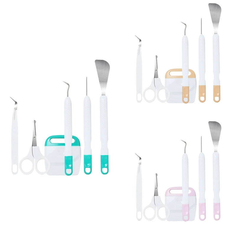 

DIY Cardstock Crafting Tools Kit Craft Vinyl Weeding Tools,6Pcs Cardstock Crafting Tools Kit for Silhouette Vinyl