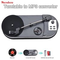 ezcap613p 3345rpm turntable vinyl player converter to vinyl music disc record player needle to tf cardusb turntable to mp3