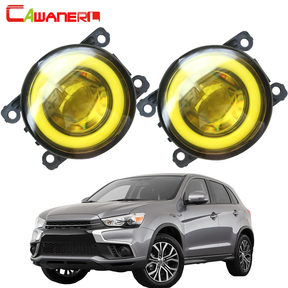 Cawanerl для Mitsubishi RVR 2013 2018 автомобиля H11 светодиодные лампы противотуманного