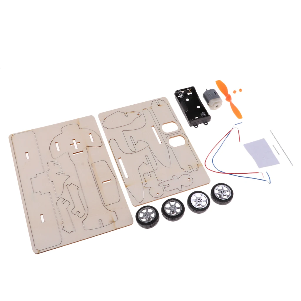 DIY Модель самолета физический строительные блоки наборы на солнечных батареях