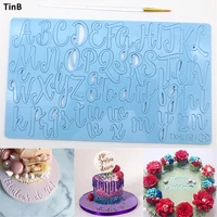 new cake tool arabic capitalalphabetnumber embossed cutter mold letter cakecookie cutter stamp fondant cake decorating tools