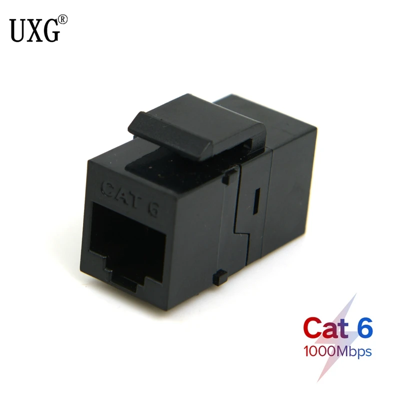 Разъем CAT6 RJ45 Keystone Jack Розетка соединитель вставка защелкивающийся разъем