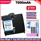 Аккумулятор A1315, 7000 мА  ч, 3,75 в, для Apple iPad 1 1-го поколения, аккумулятор серии A1315, A1219, A1337, 616-0448, 616-0478, 969TA028H