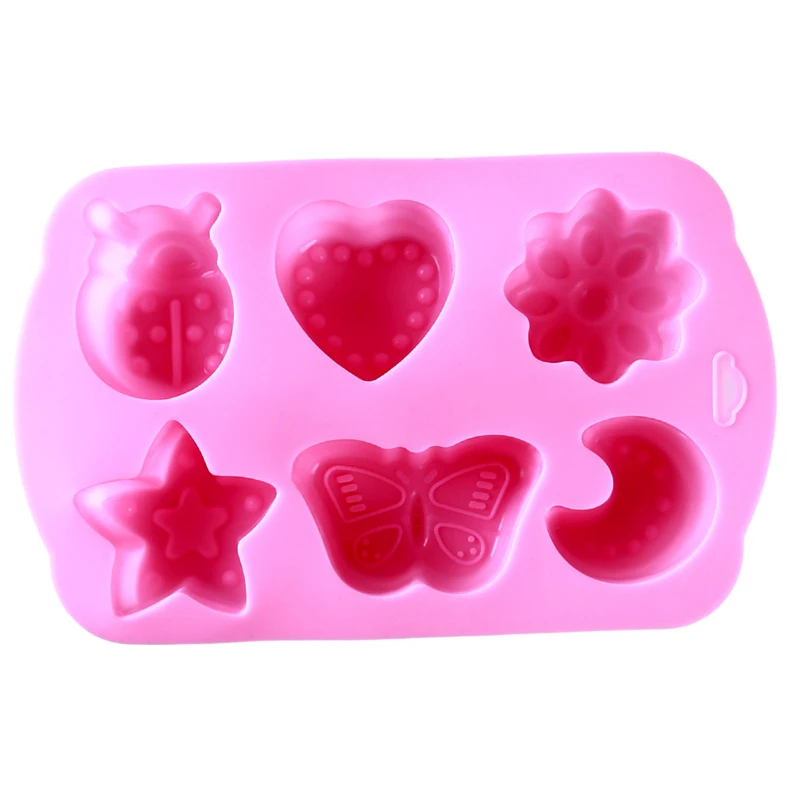 Силиконовая форма для маффинов лотоса Луны и животных 1 шт.|Формы тортов| |