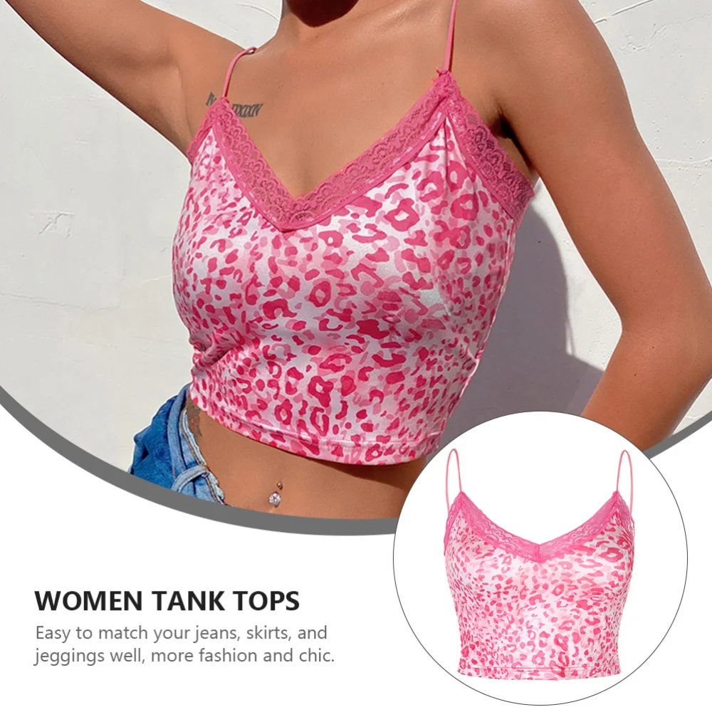 

1Pc V Neck Strap Waistcoat Camisoles Sleeveless Short Clothe Sexy Female Vest