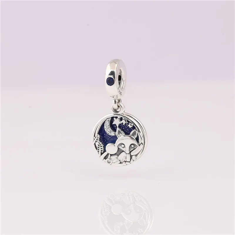 Кулон из стерлингового серебра с эмалью кулон в виде лисы и кролика подходит для