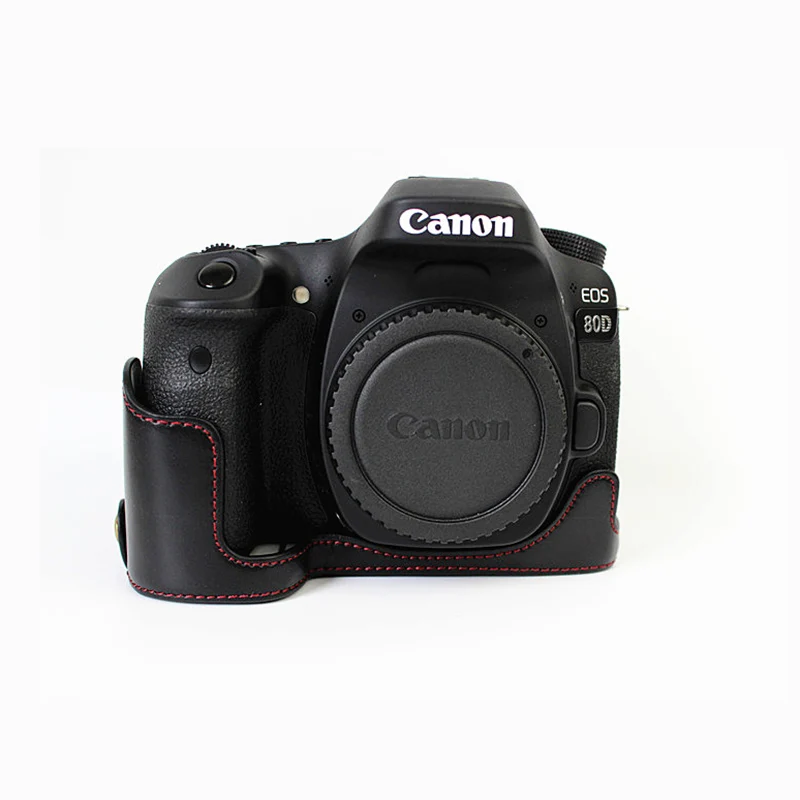 Чехол для портативной камеры чехол из искусственной кожи Canon EOS 90D 80D 70D 60D