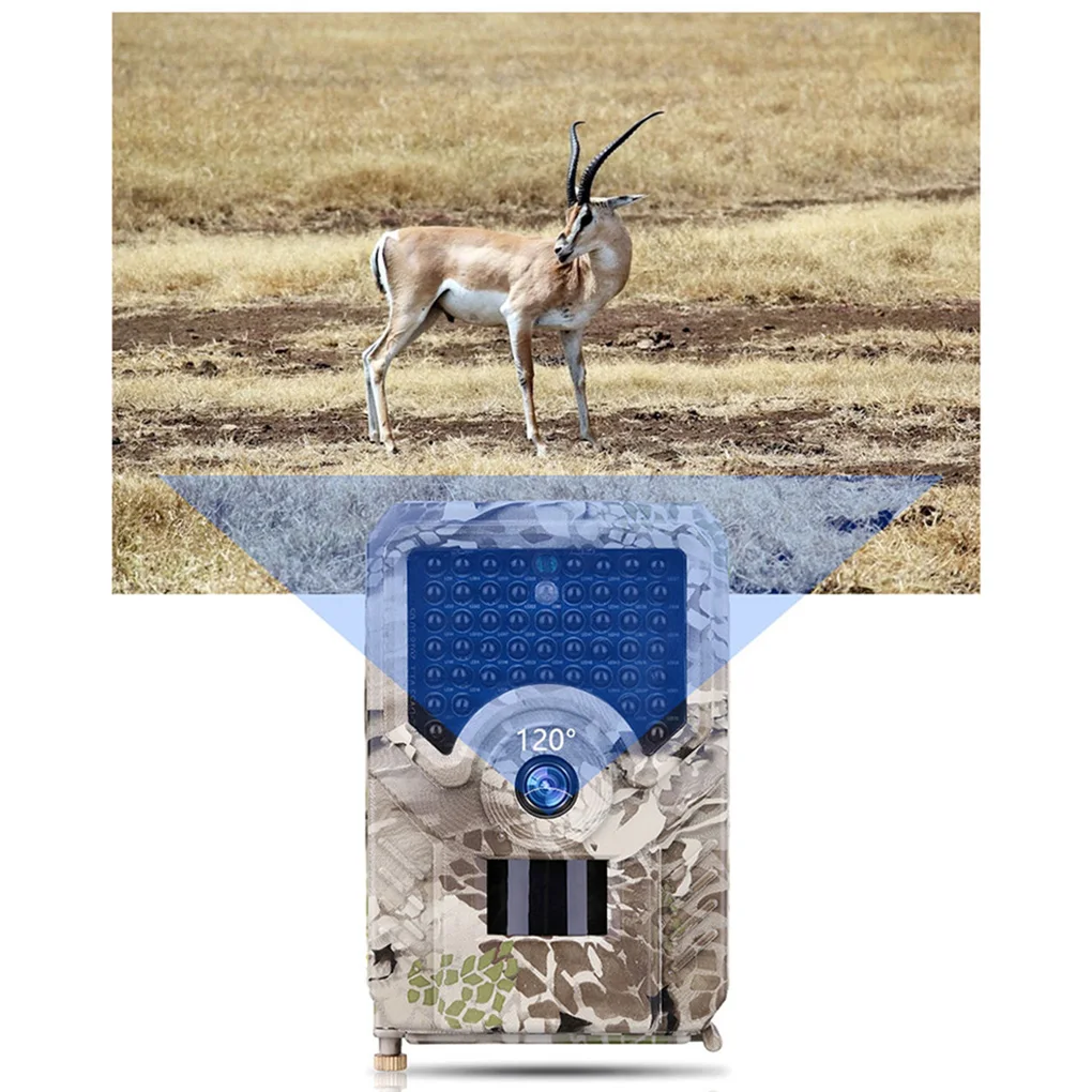 1080P Hunting Camera Waterproof Outdoor Sports Night View Quick Trigger Speed 120° Wide Angle PIR Sensors 12MP Trail | Спорт и