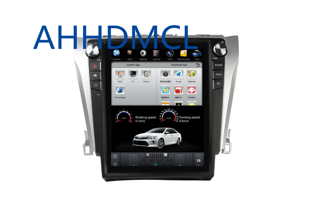Мультимедийный плеер в стиле Тесла Android автомобильная стереосистема GPS
