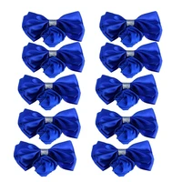 10pcs spandex chair sashes bows tied chairs decor chair sashes covers for wedding party ceremony special events