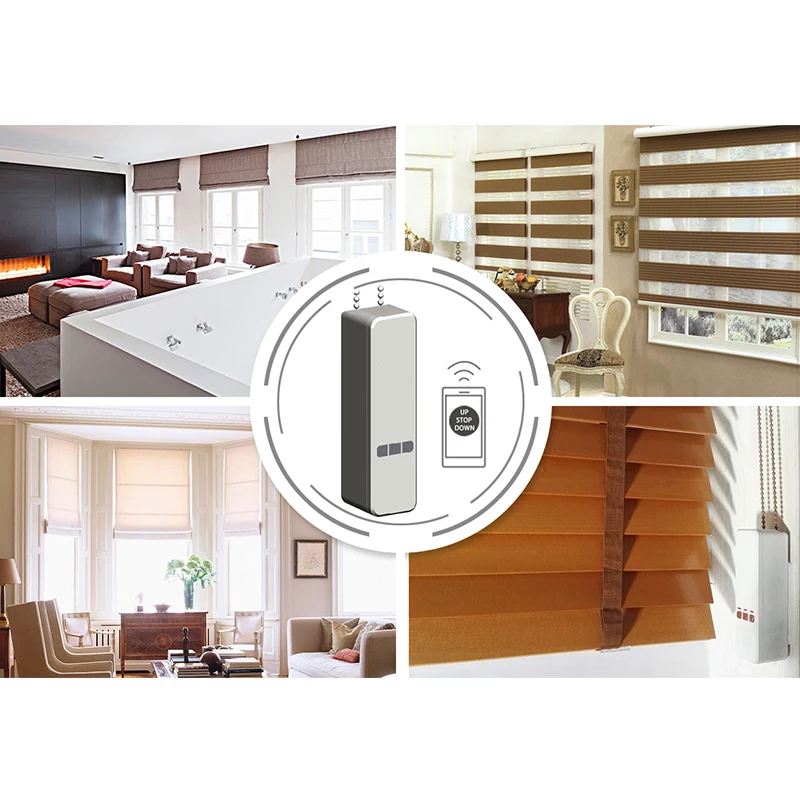 

WiFi Tuya DIY Smart Motorized Chain Roller Blinds Shade Shutter Drive Electric Curtain Motor Smart Home Tuya APP Control