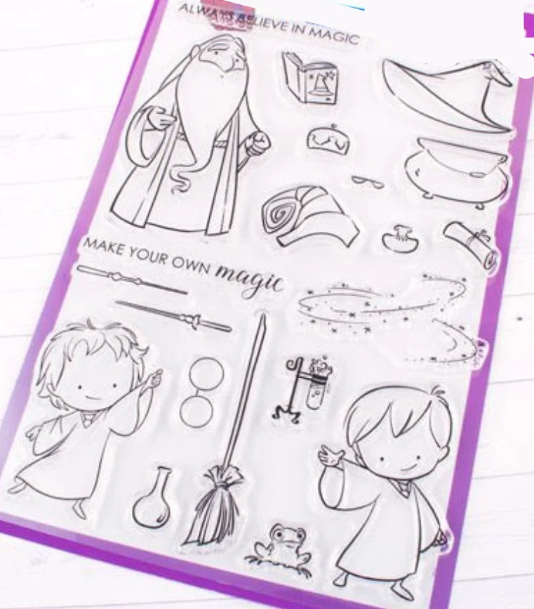 

Magical Transparent Clear Silicone Rubber Stamp Seal DIY Scrapbooking photo Album A0778