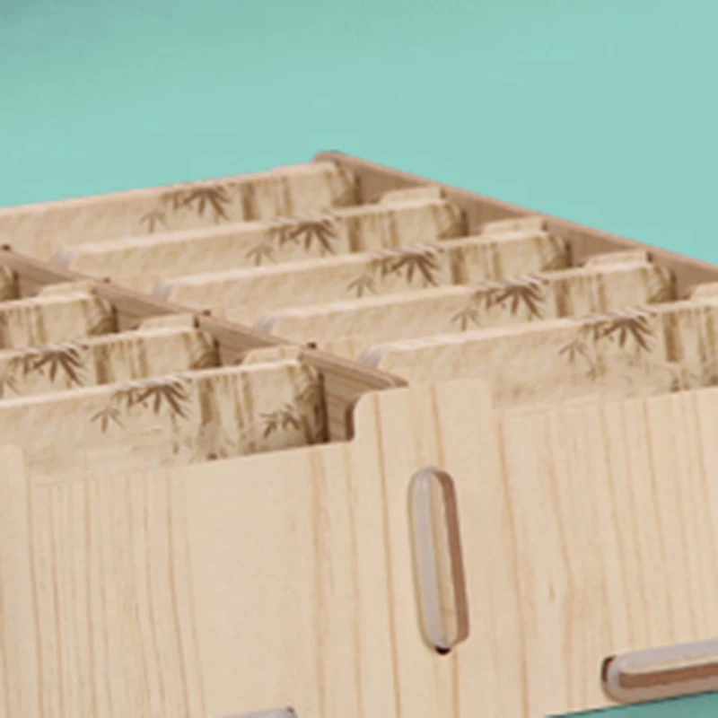 

Creative Wooden Business Card Holder Office Display Table Note Holder Business Card Holder