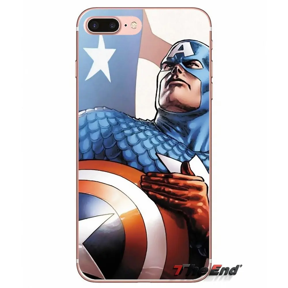 Для samsung Galaxy S9 Plus Note 8 One oneplus 5T Meizu M5s LG V30 htc U11 captain Америка коллаж никогда не сдается