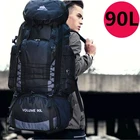 Дорожный рюкзак для кемпинга, вместительная спортивная сумка, 90 л, 50 л, для походов, альпинизма