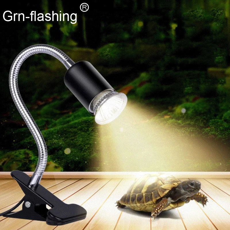 

Pet Habitat Lighting Bulb Heating Clip Light Animal Tortoise Lizard Chameleon Snake Turtle Reptile UVA+UVB Sunlight Basking Lamp