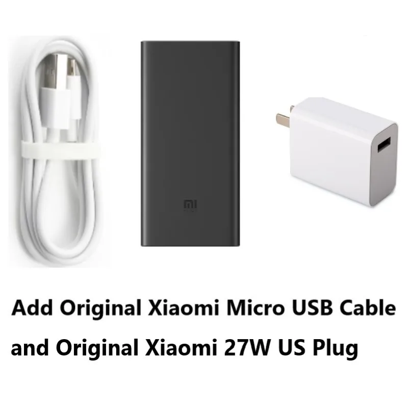Set 3 Xiao mi беспроводной внешний аккумулятор 10000 мач PLM11ZM usb type C mi внешний аккумулятор 10000 Qi быстрое беспроводное зарядное устройство портативная зарядка повербанк - Цвет: Set 3