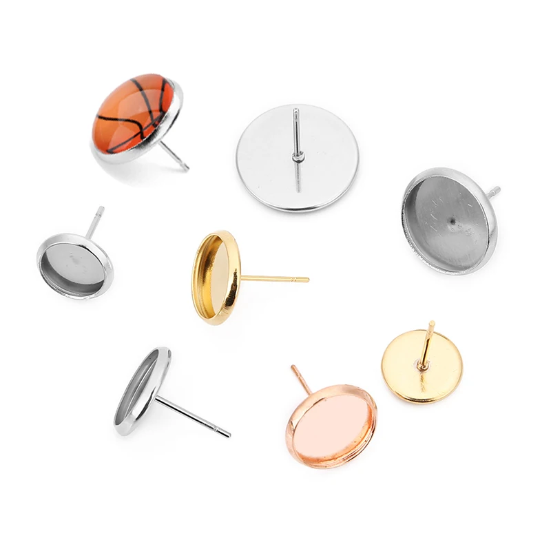 Основа для кабошона основа украшений сделай сам пустые шпильки из нержавеющей