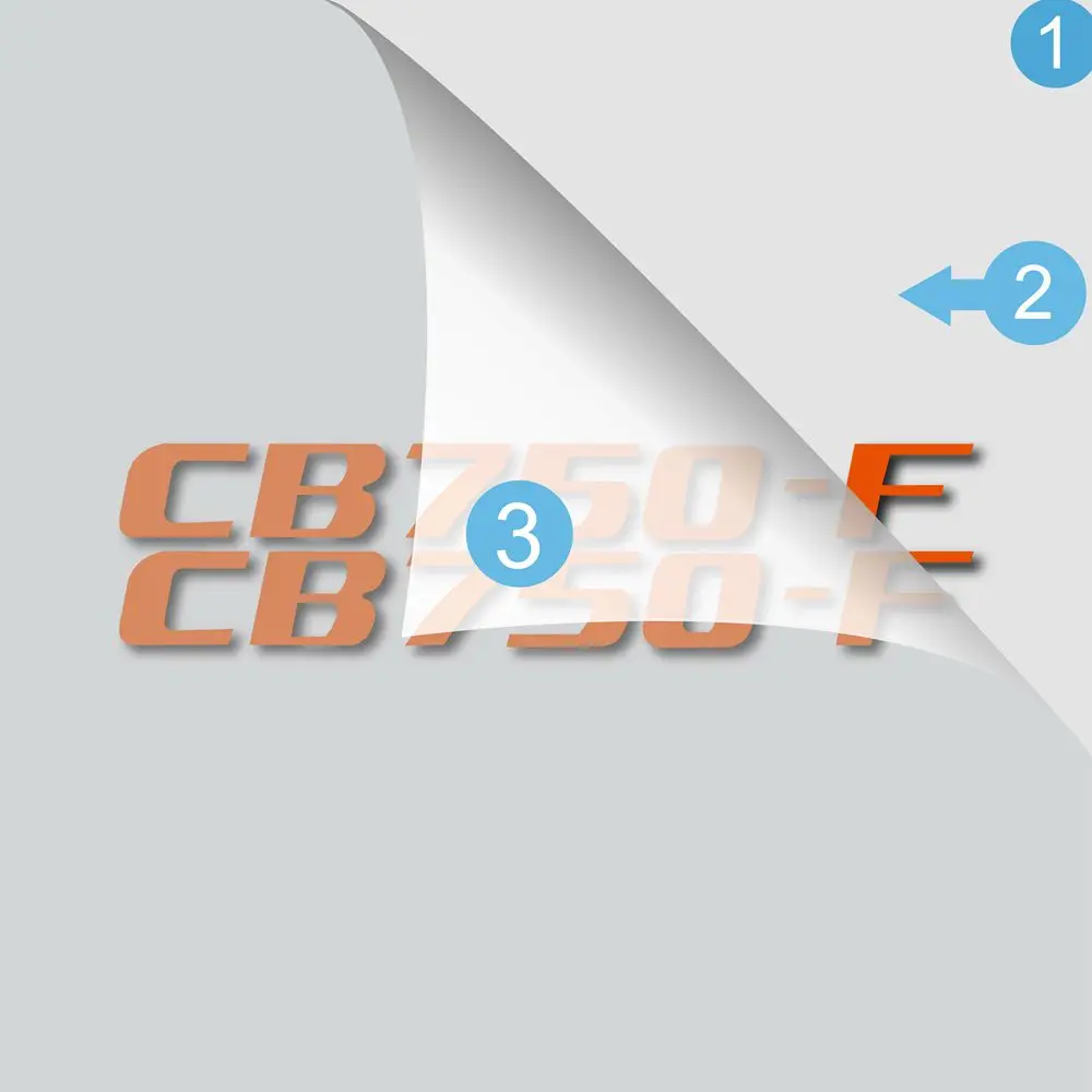 

Motorcycle Sticker Accessories Bike Fuel Wheels Helmet Notebook Luggage reflective MOTO Sign Sticker For HONDA CB750-F cb750 f