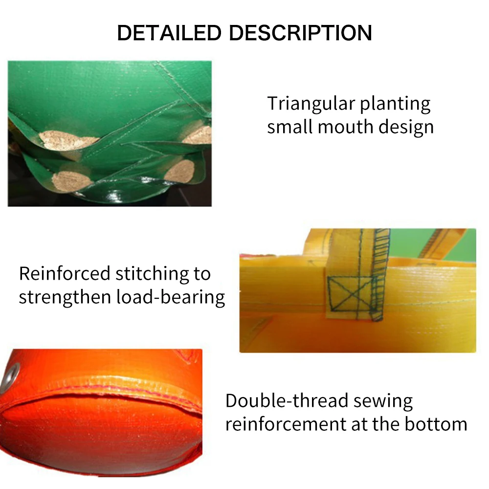 Мешок для выращивания клубники контейнер с несколькими отверстиями садовые