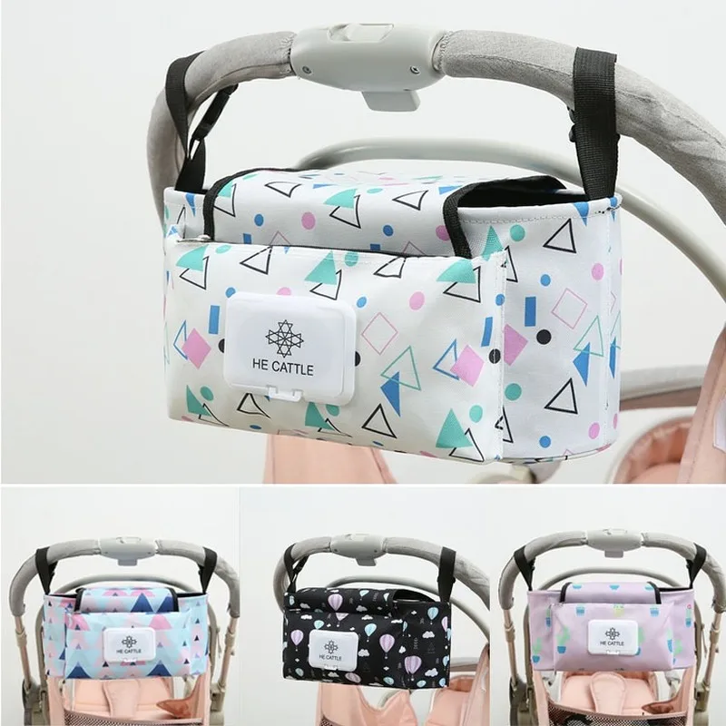 

Baby stroller accessories large capacity storage bag diaper bag baby stroller hanging bag outdoor travel article storage bag