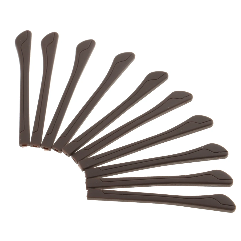 10 Pieces PVC Spectacle Eyeglasses Eyewear Reading Glasses Temple End Tips Ear Sock Tubes Replacement Repair | Красота и здоровье