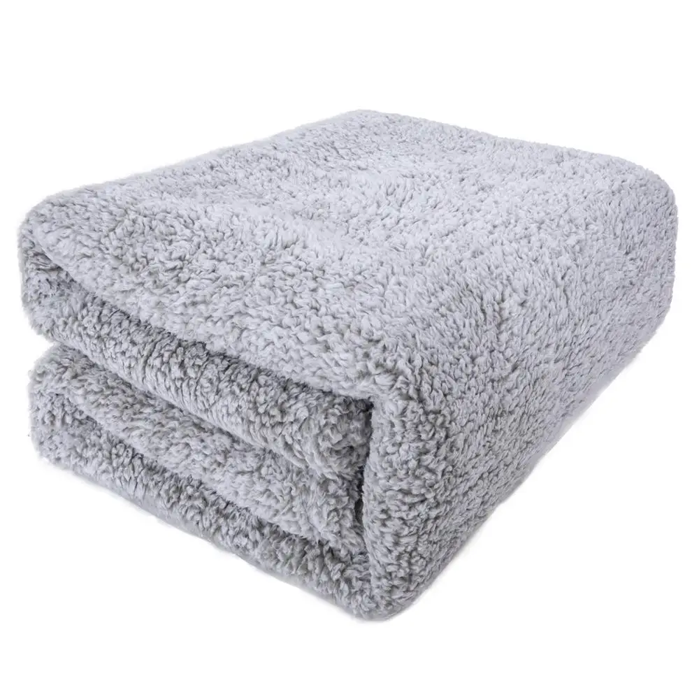 

Warm Thick TV Pocket Hooded Blanket Winter Sofa Weighted Blankets Flannel Coral Fleece Unisex Giant Pocket For Beds Travel Home