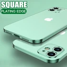 Чехол для iPhone 13 с квадратным покрытием для iPhone 12 Pro Max 11 Pro Max SE 2020 X XR XS Max 7 8 Plus
