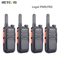 retevis walkie talkie 4 pieces rt669 portable pmr radio walkie talkies pmr446 ptt two way radio communicator transceiver outdoor