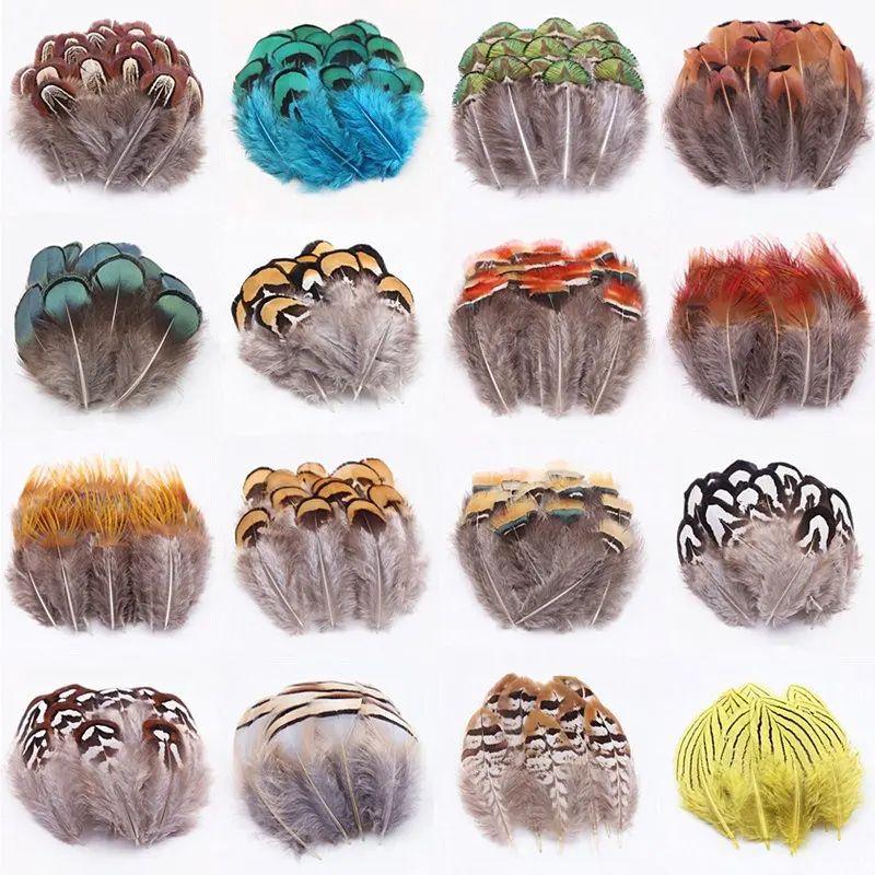 50 шт./лот натуральные перья фазана индейки сделай сам одежда шляпа украшения