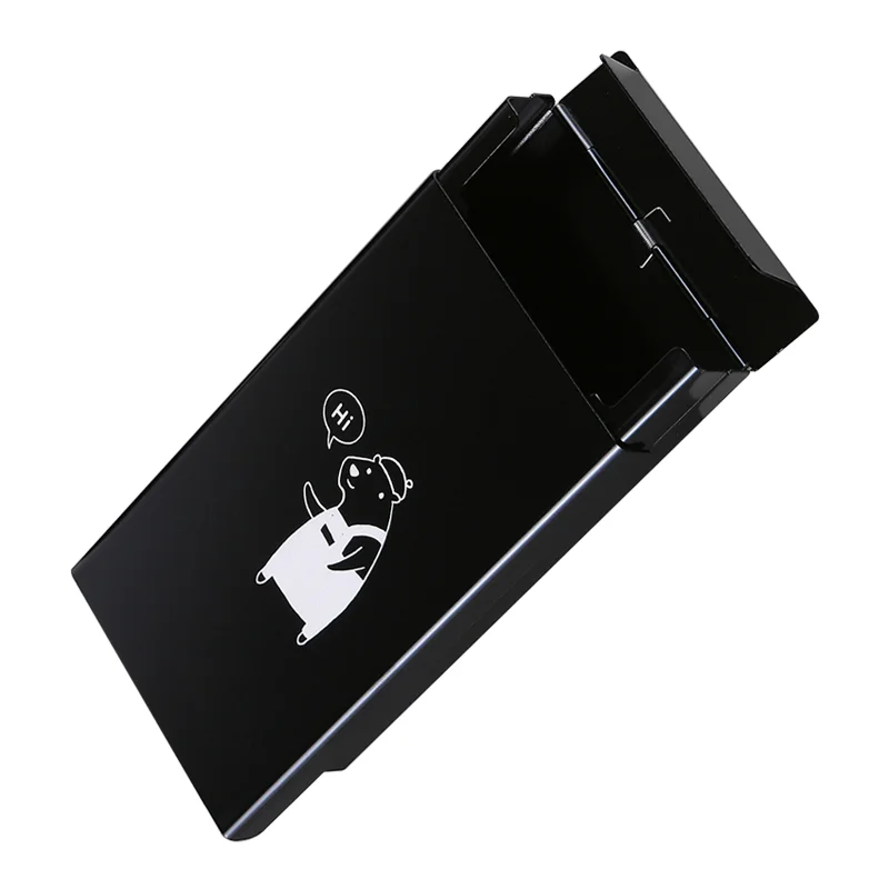 Алюминиевый металлический милые слайд ультра тонкий тонкая сигарета чехол для