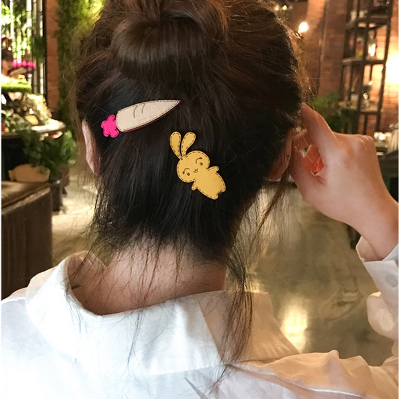 1 шт. заколки для волос с героями мультфильмов девочек безопасный головной убор