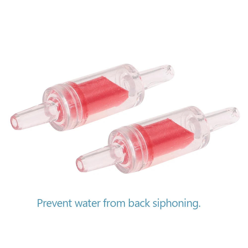 Oxygen Pump Hose Tee's &quotT" 3-Way Non-Return Check Valve Aquarium Air Accessories Compatible with 6mm Pipe Bubble Stone | Дом и сад
