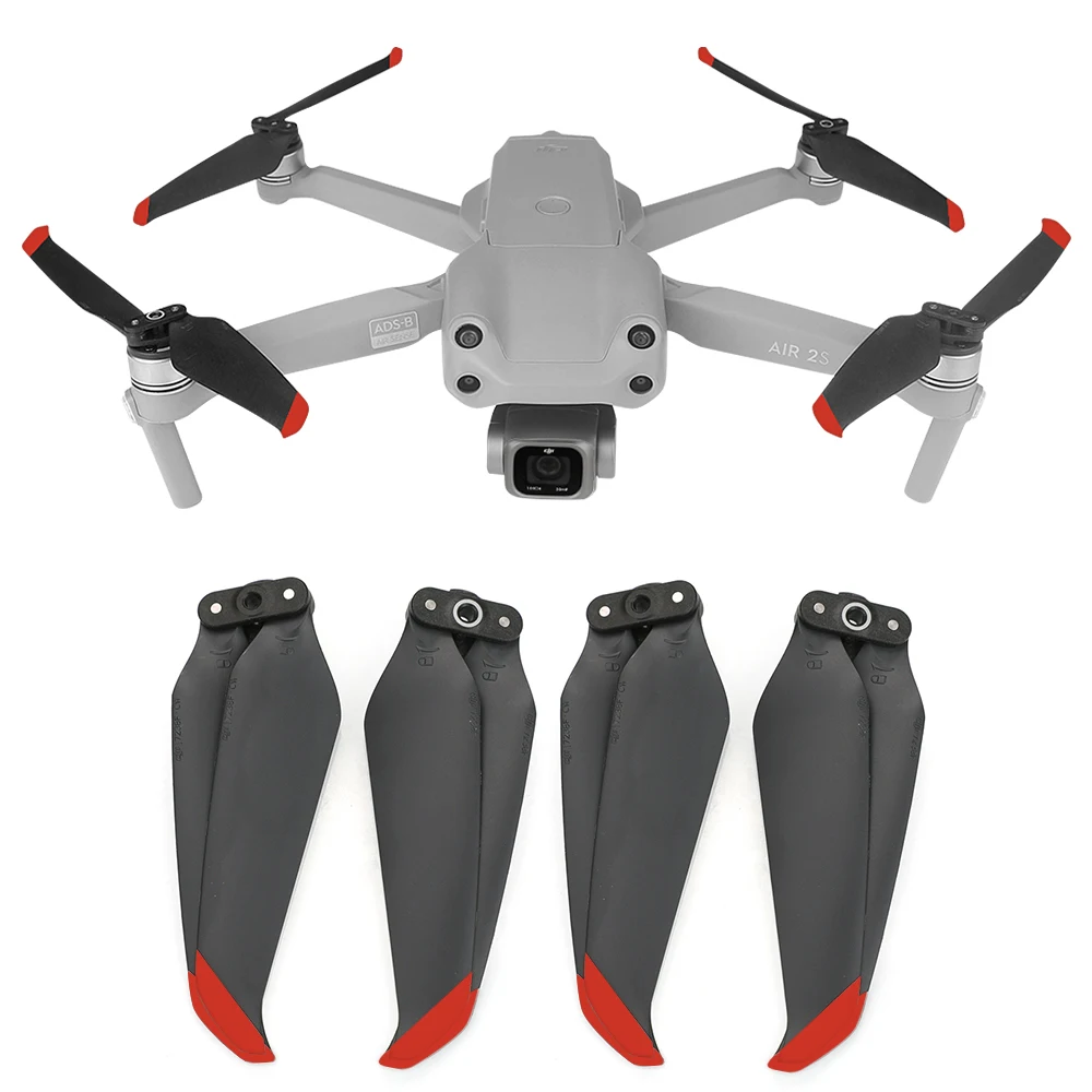 2 пары 4 шт. 8 7238 Mavic Air 2/2S низкошумные пропеллеры для DJI складной пропеллер не