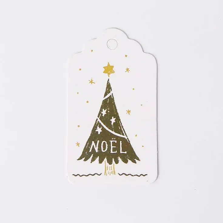 Уникальные подарочные бирки Merry Christmas 50 шт./лот бирка JOY TO WORLD маленькая карточка на