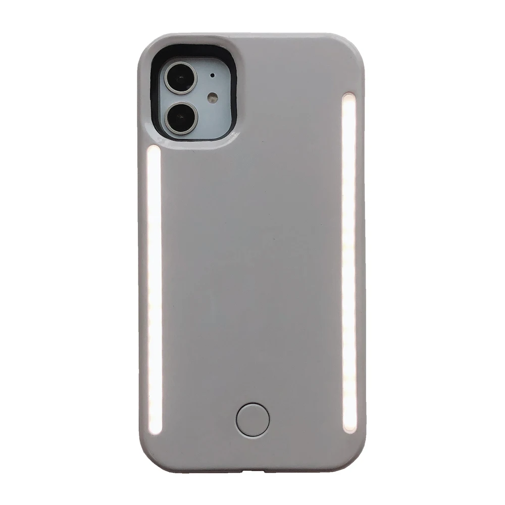 Чехол для iPhone 11 Pro Max с защитой от падения роскошный светящийся светодиодный чехол