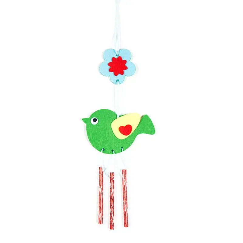 DIY Wind Chime детский нетканый материал ручной работы с рисунками животных для