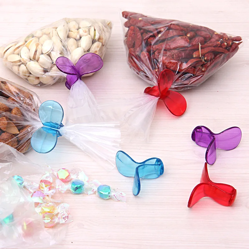 

6PCS Portable Clamp Clip Practical Food Sealing Strong Powder Food Package Bag Clip Kitchen Storage Tools
